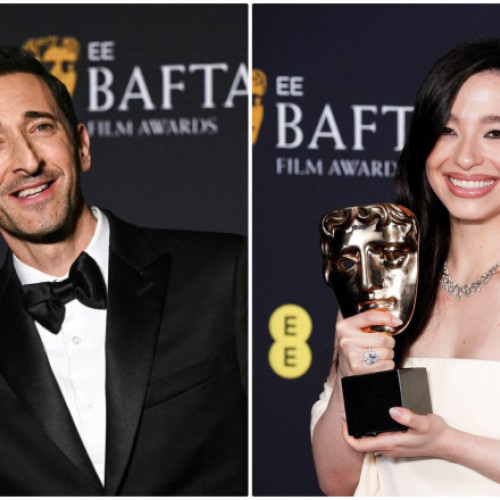 Adrien Brody și Mikaela Madison câștigă premii BAFTA 2025