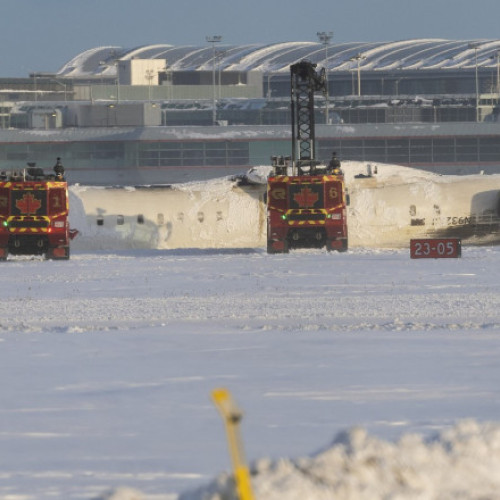 Accident aviatic la aeroportul Pearson din Toronto: 18 răniți, nicio victimă