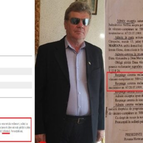 Gheorghe Stoica acuzat de încercarea de a-și însuși un teren în Slatina