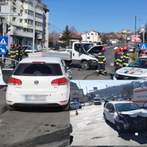 Accident în Slatina: Un tânăr de 19 ani a ajuns la spital