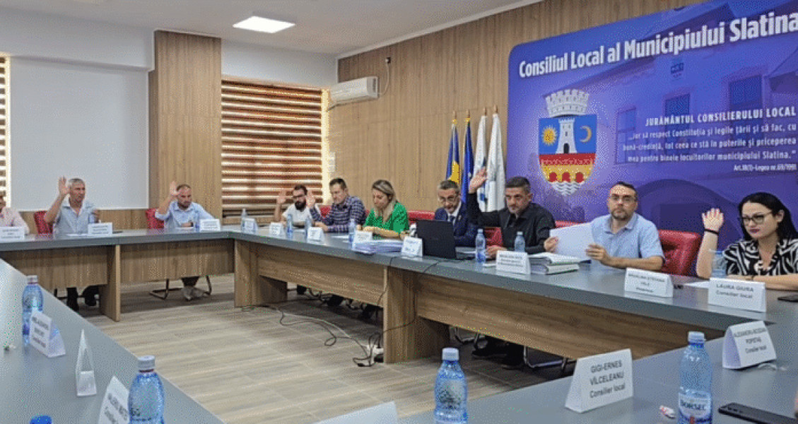 Plângere penală pentru abuz în serviciu împotriva mai multor consilieri locali ai Slatinei